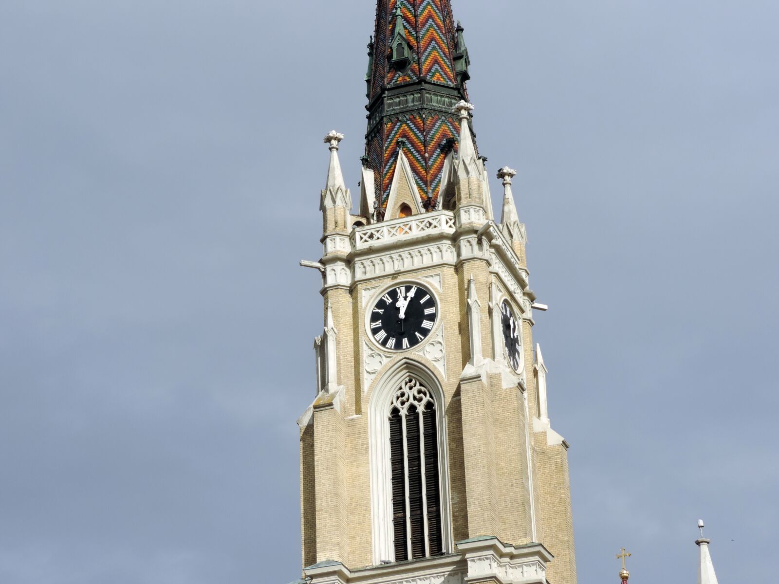 Nikon Coolpix P520 sample photo. Catholic, church tower, serbia photography