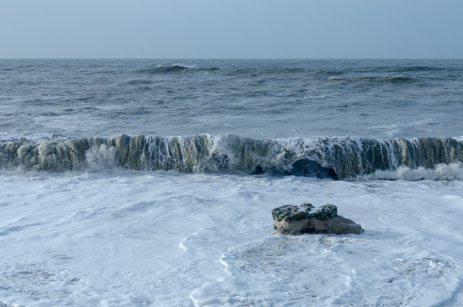 Nikon D7000 sample photo. Sea, wave, scum photography