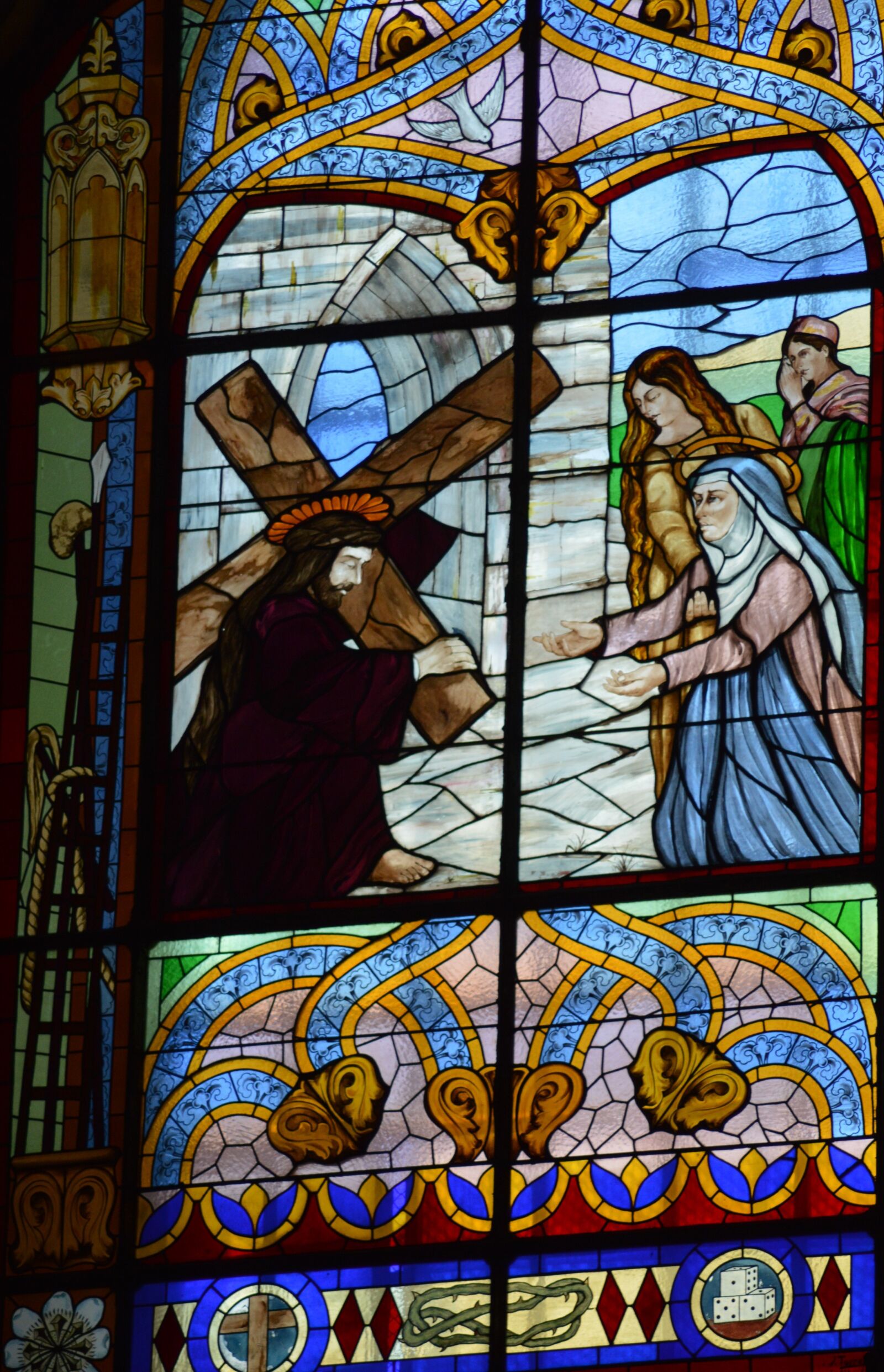 Nikon D3200 sample photo. Stained glass, window, church photography