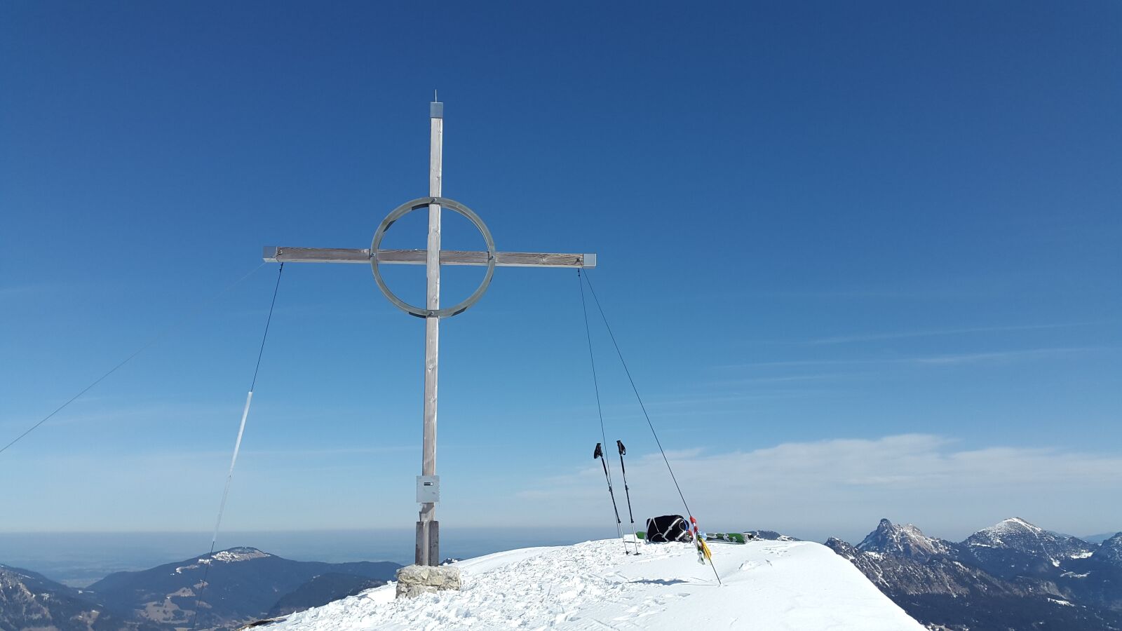 Samsung Galaxy Alpha sample photo. Summit cross, summit, bschiesser photography