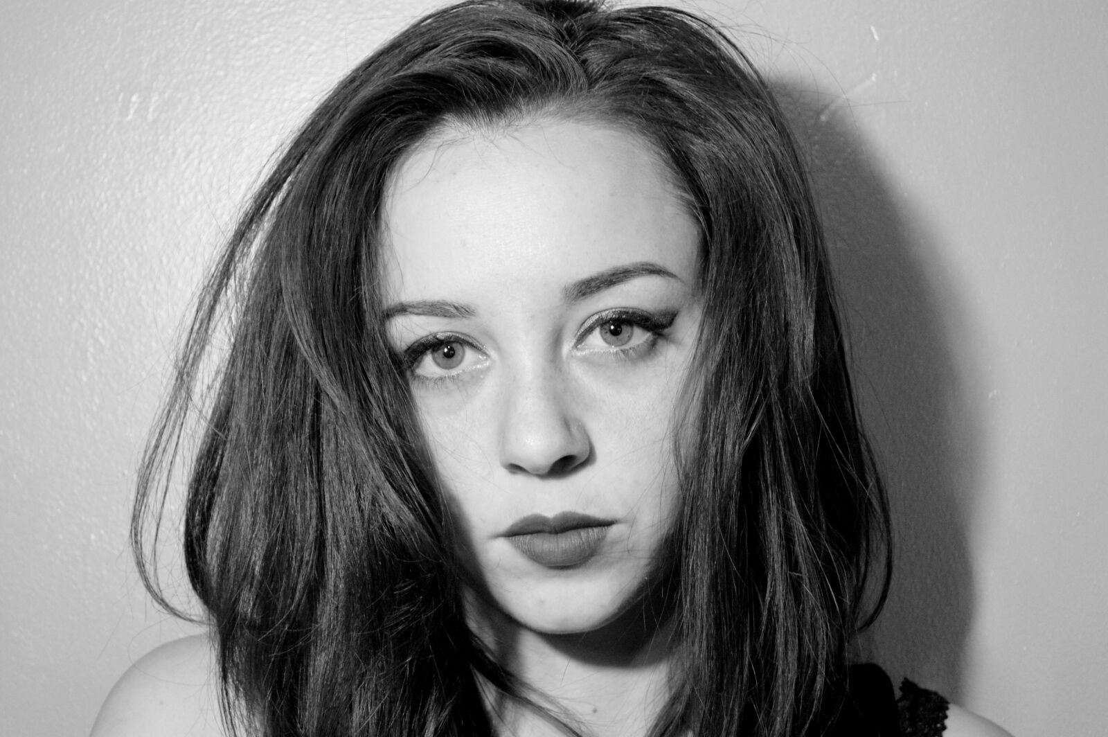 Nikon D3200 sample photo. Portrait, young woman, eyes photography