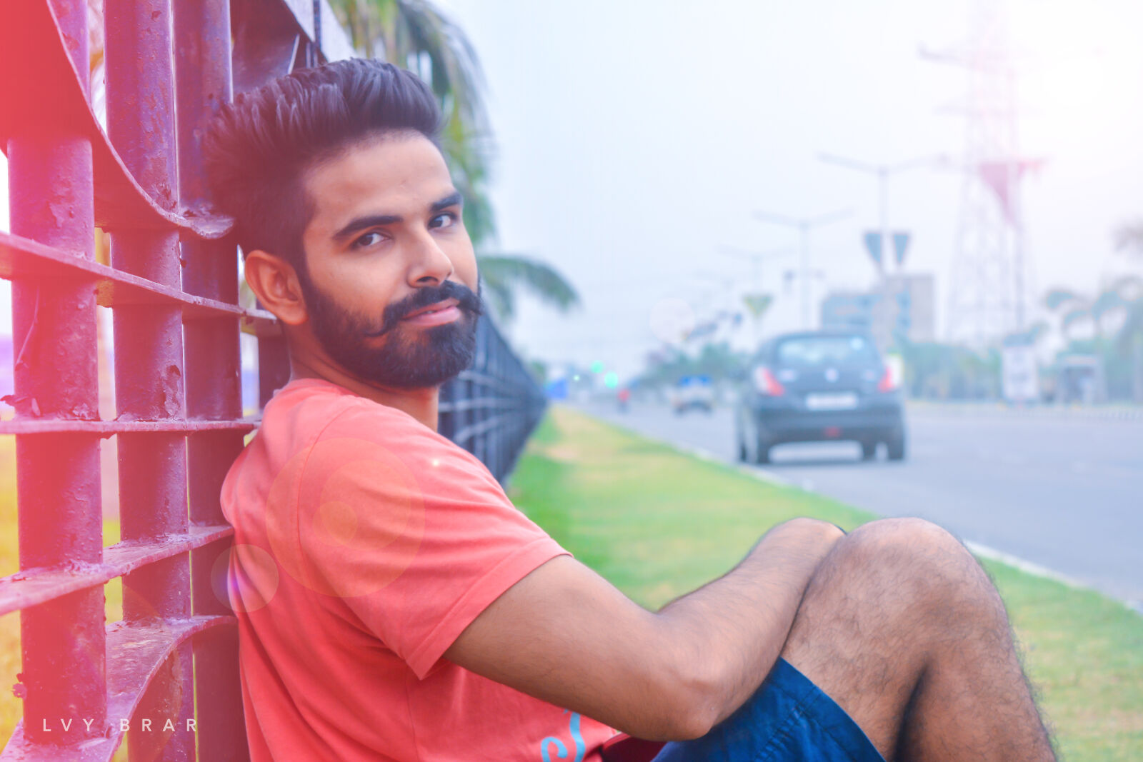 Nikon D5200 sample photo. Beard, blur, background, boy photography