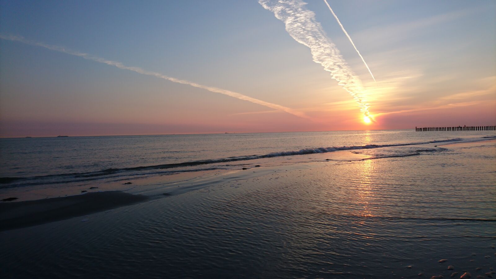 Sony Xperia X Compact sample photo. Sonnenaufgang, wangerooge, meer photography