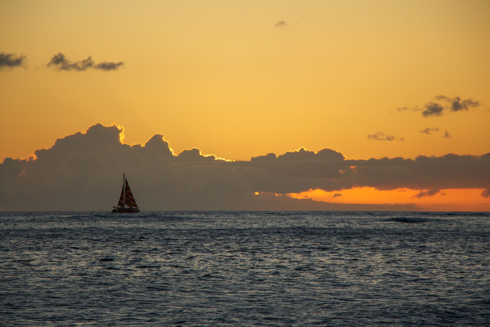 Canon EOS 650D (EOS Rebel T4i / EOS Kiss X6i) sample photo. Sailboat, hawaii, sunset photography