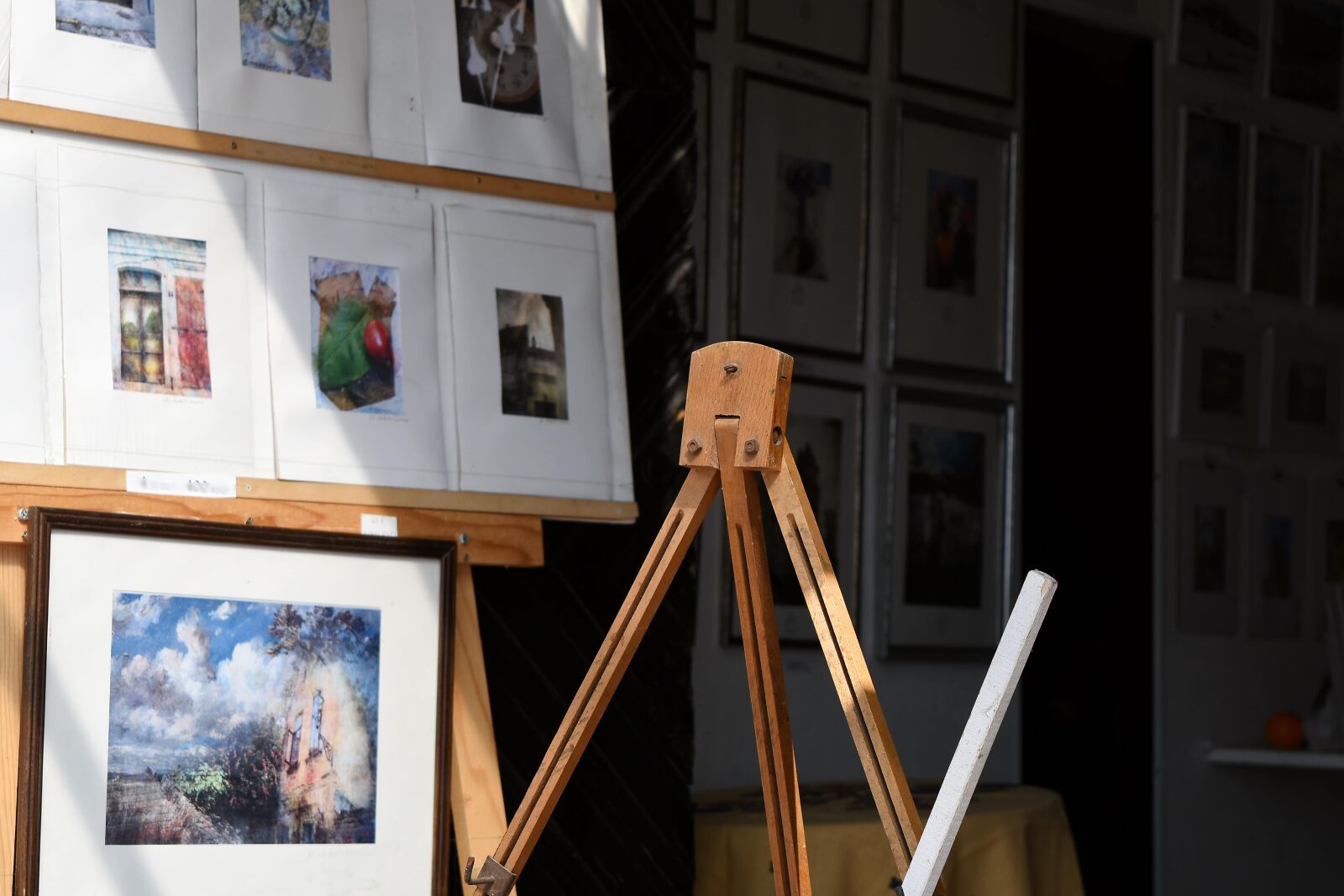 Nikon D5500 sample photo. Gallery, painting, tripod, museum photography