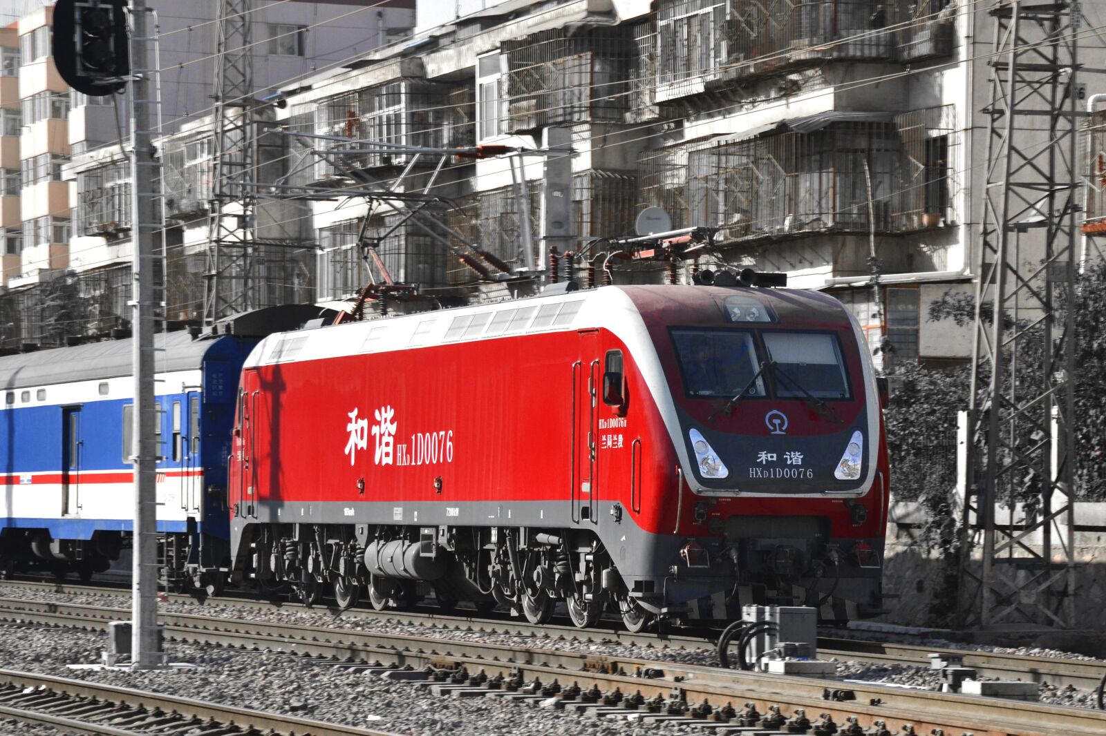 Nikon D3100 sample photo. Lanzhou, train, railway photography