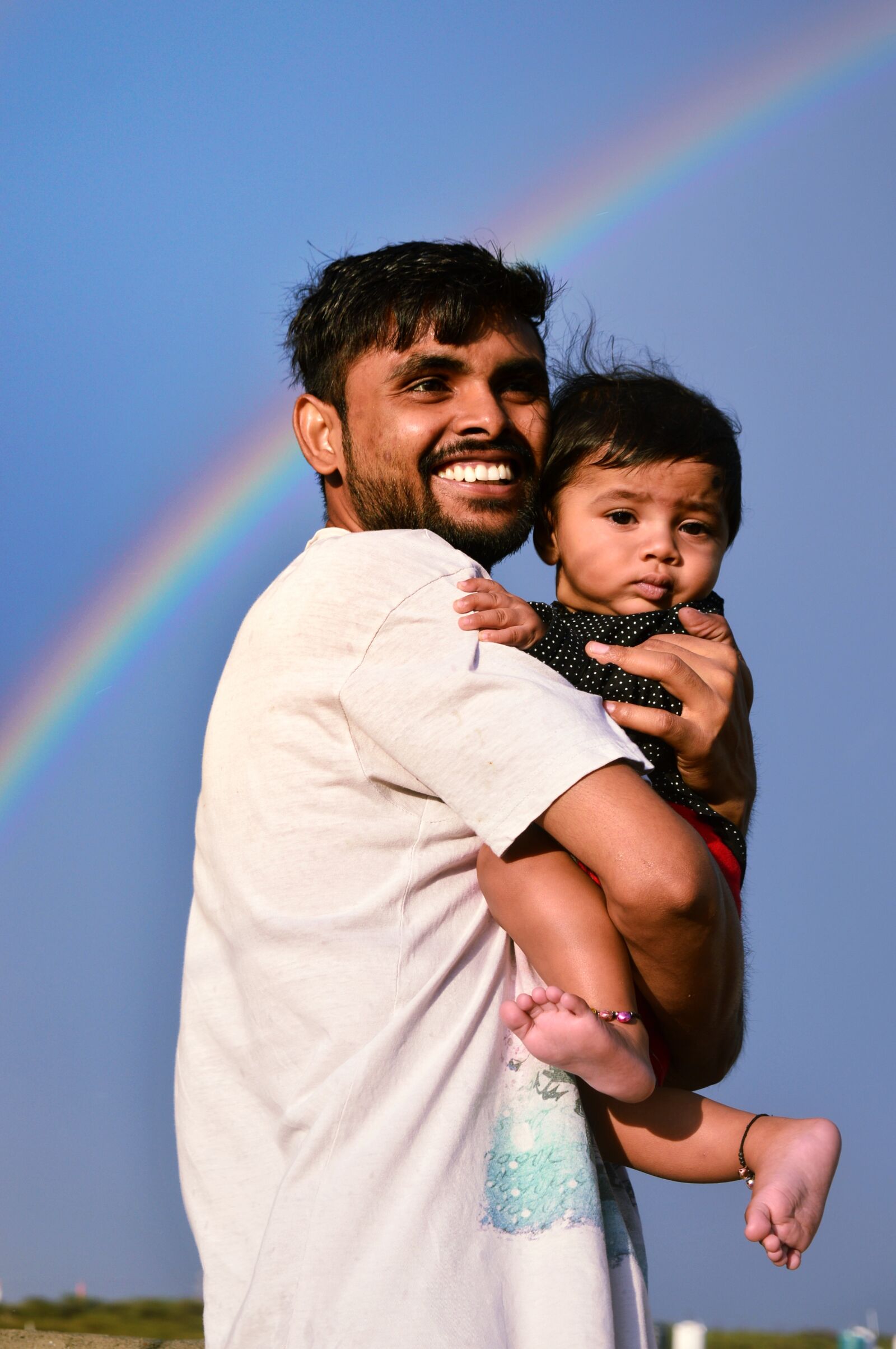 Nikon D3200 sample photo. Candid, portrait, rainbow photography
