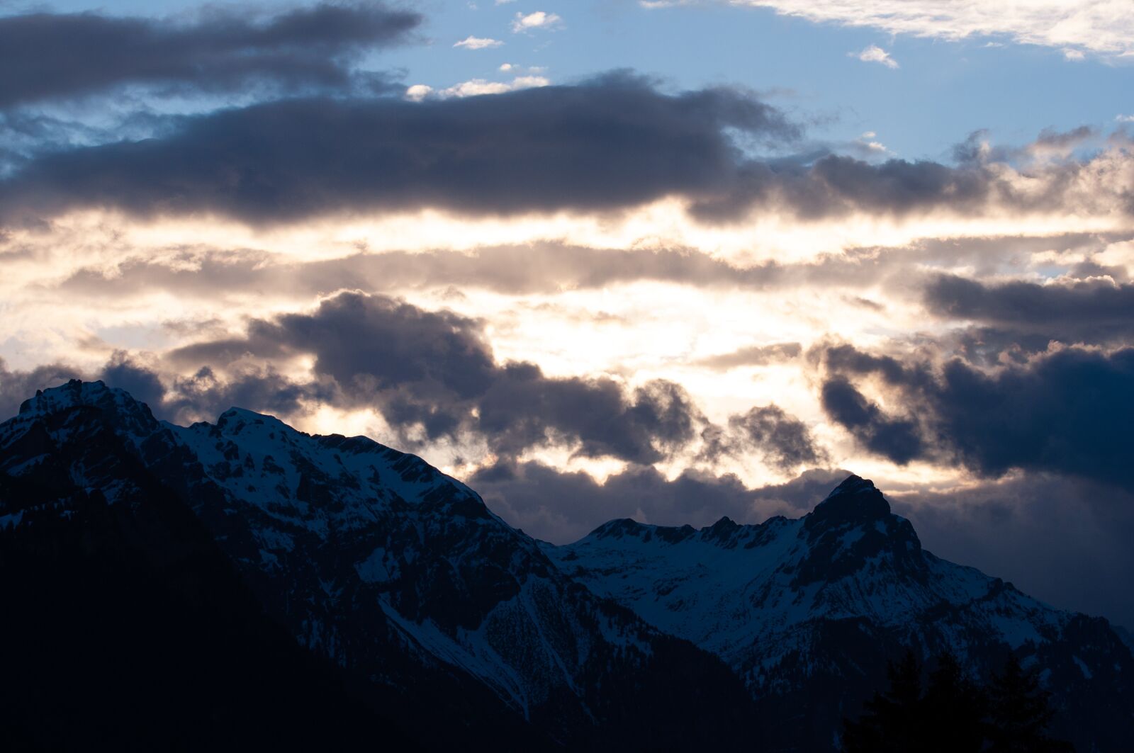 Nikon D90 sample photo. Sky, clouds, mountains photography