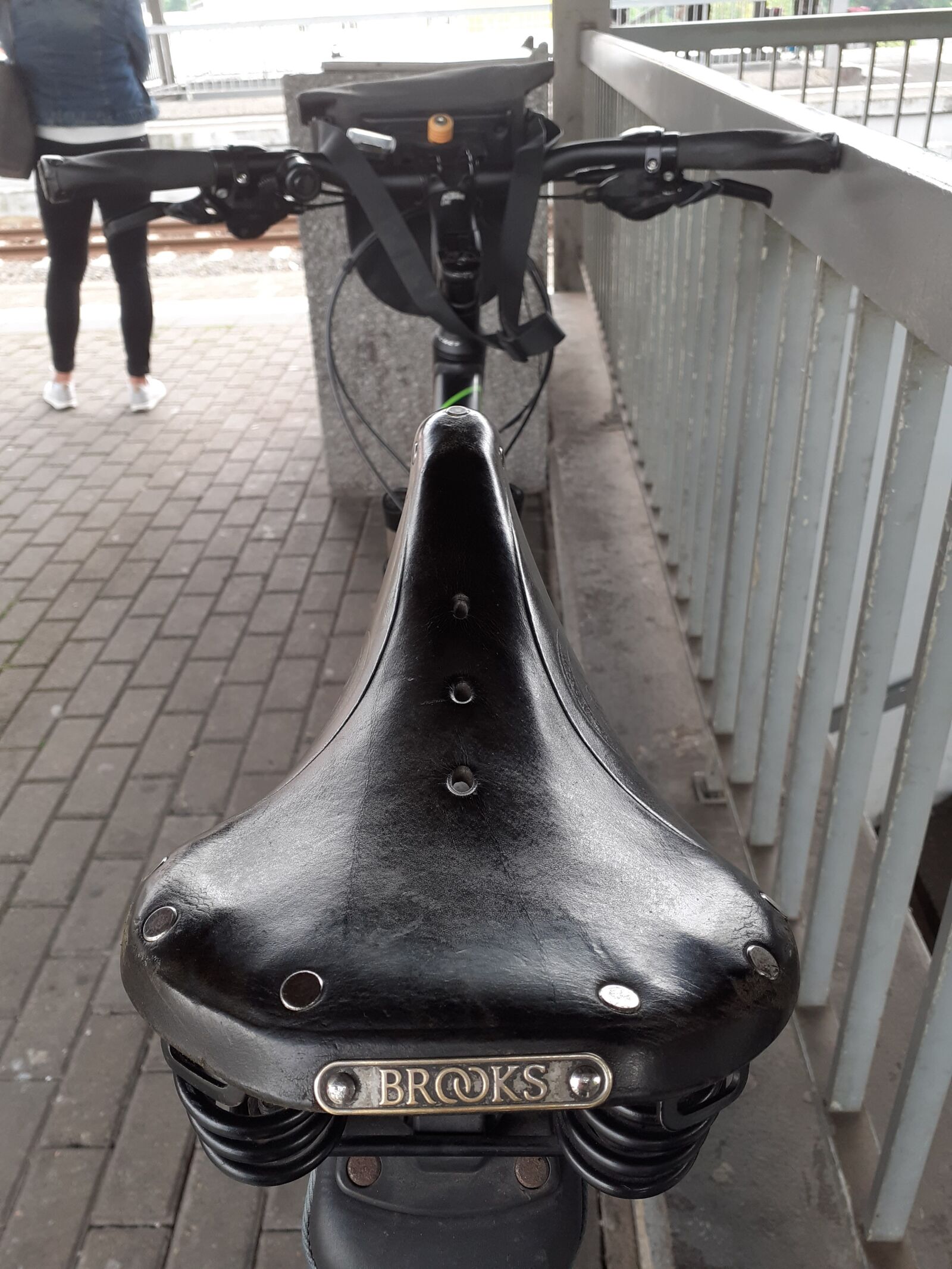 Samsung SM-A202F sample photo. Brooks b67, leather, saddle photography