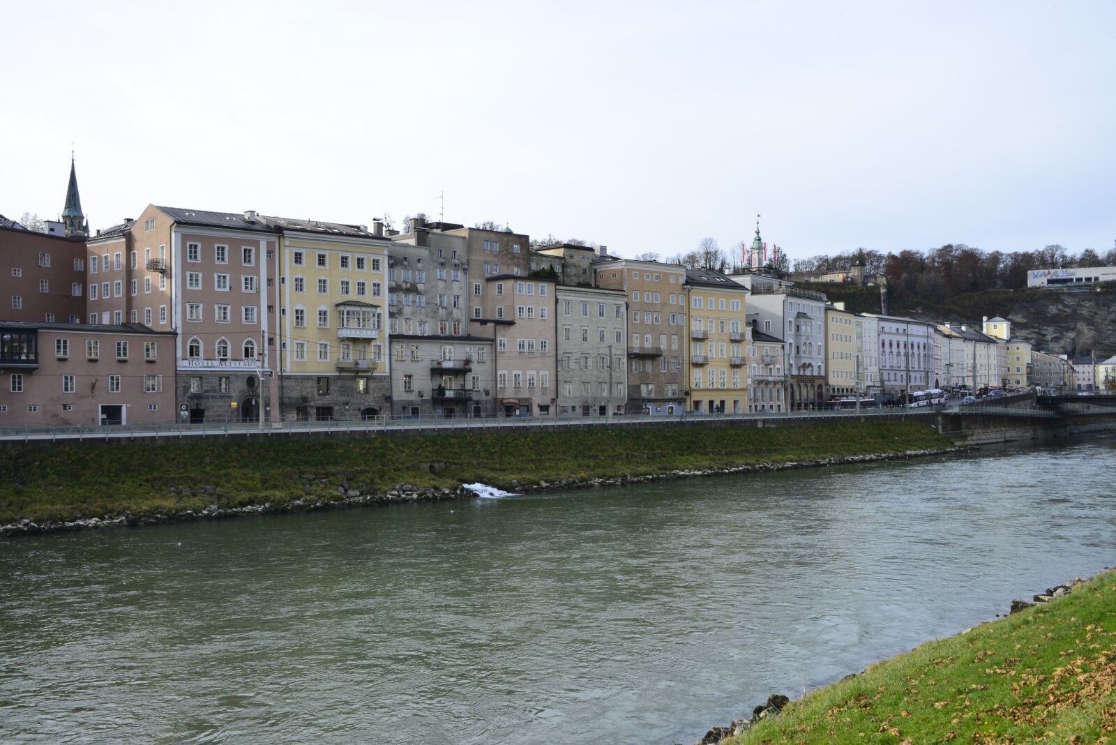 Nikon D800 sample photo. Salzburg, river, reflection photography