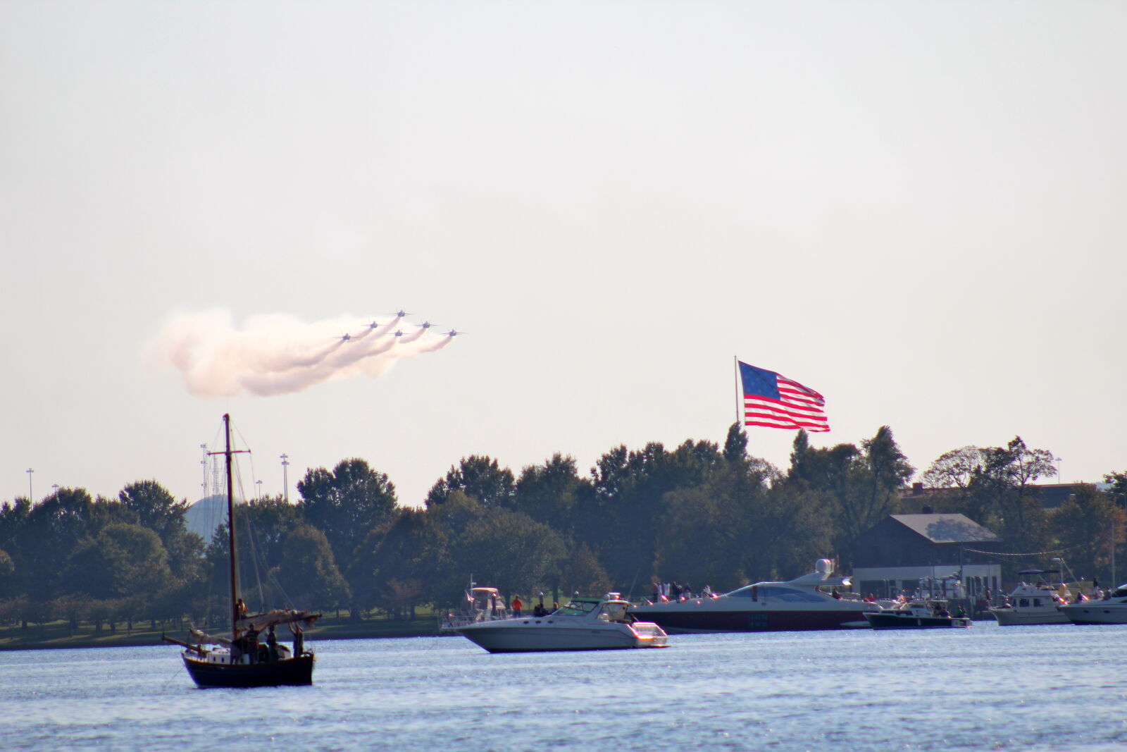 Canon EF 75-300mm f/4-5.6 sample photo. Airplanes, america, patriotism, planes photography
