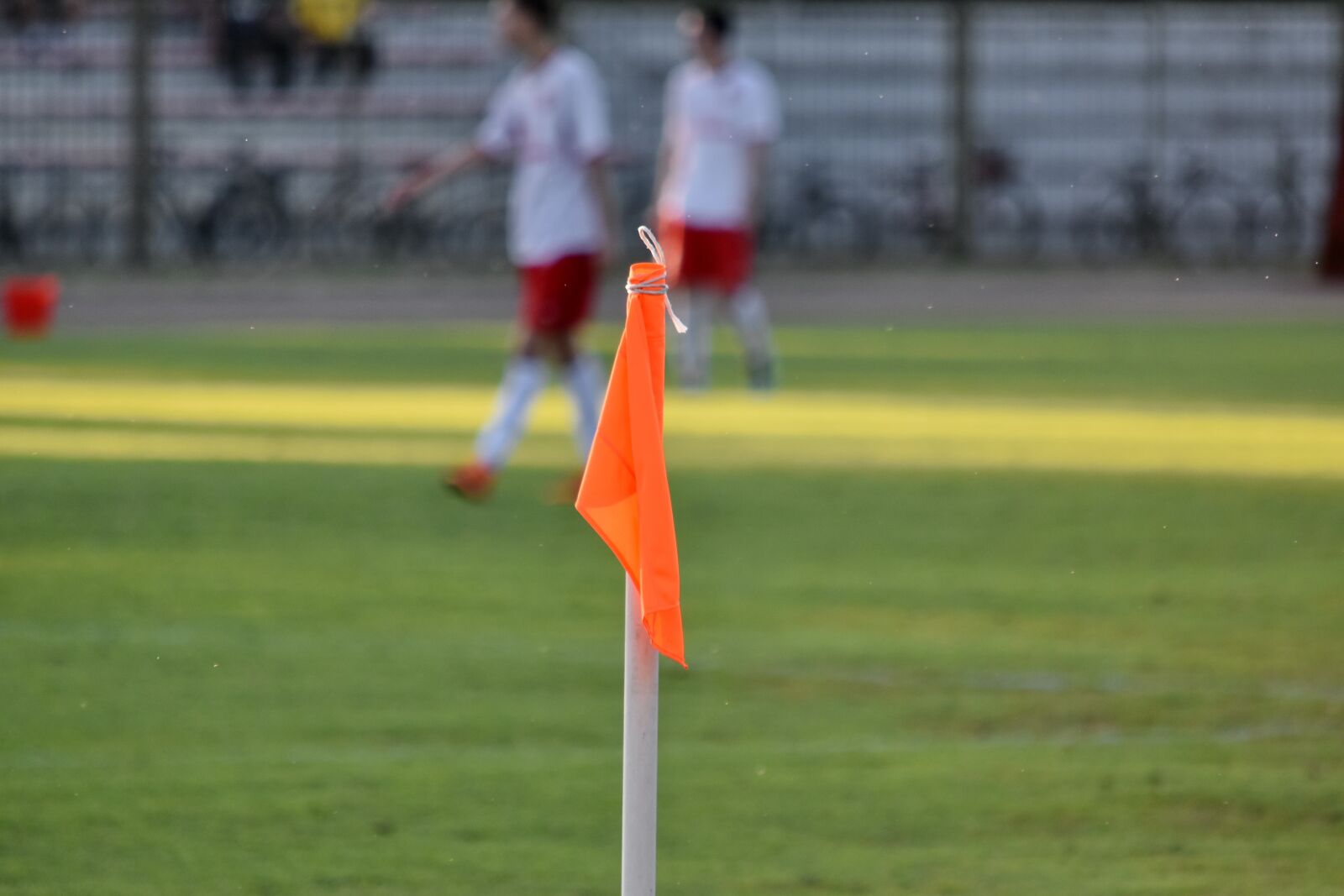 Nikon D5500 sample photo. Corner, football, football player photography