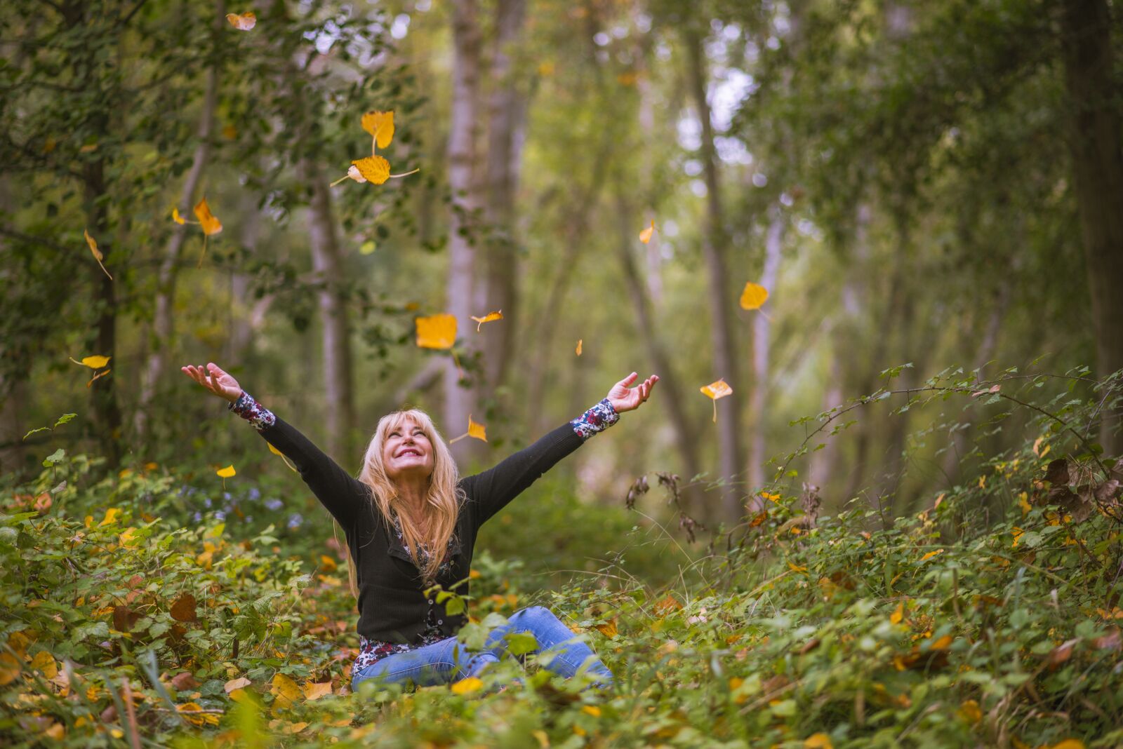 Nikon D750 sample photo. Trees, forest, people photography