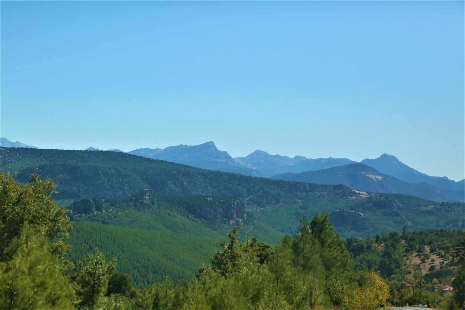 Canon EF 24-105mm F4L IS USM sample photo. Mountains, green, forest photography