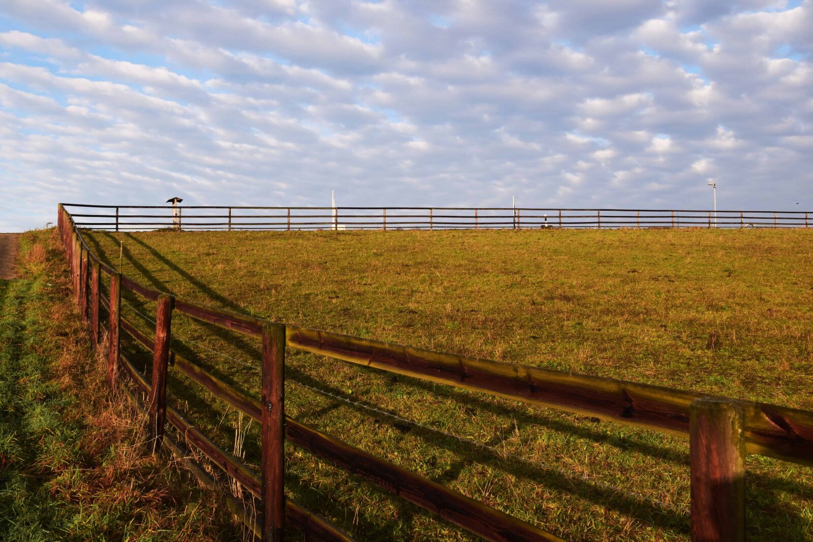 Nikon D3300 sample photo. Nature, field, fence, agriculture photography