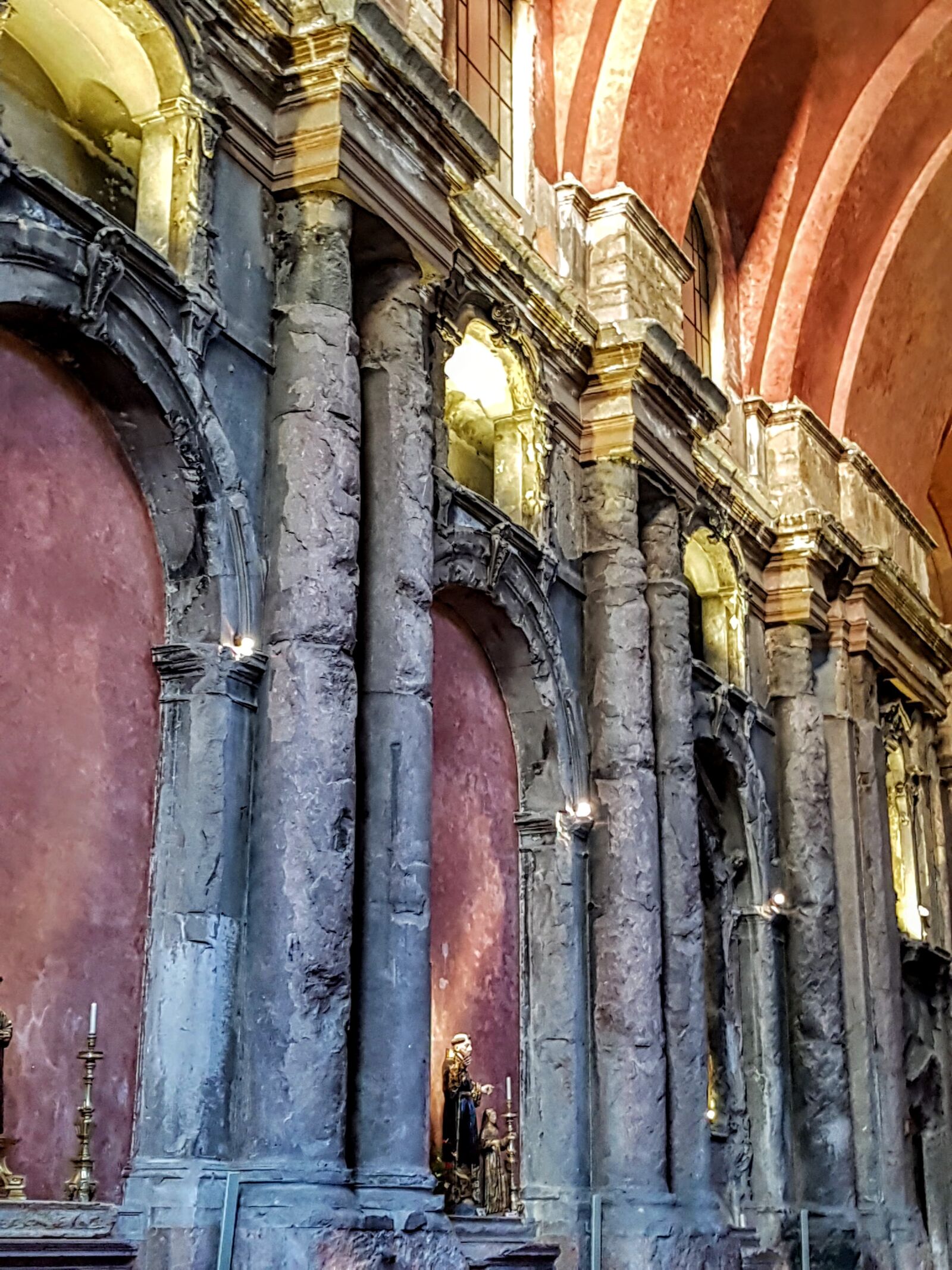 Samsung Galaxy S7 Edge sample photo. Church, columns, lisbon photography