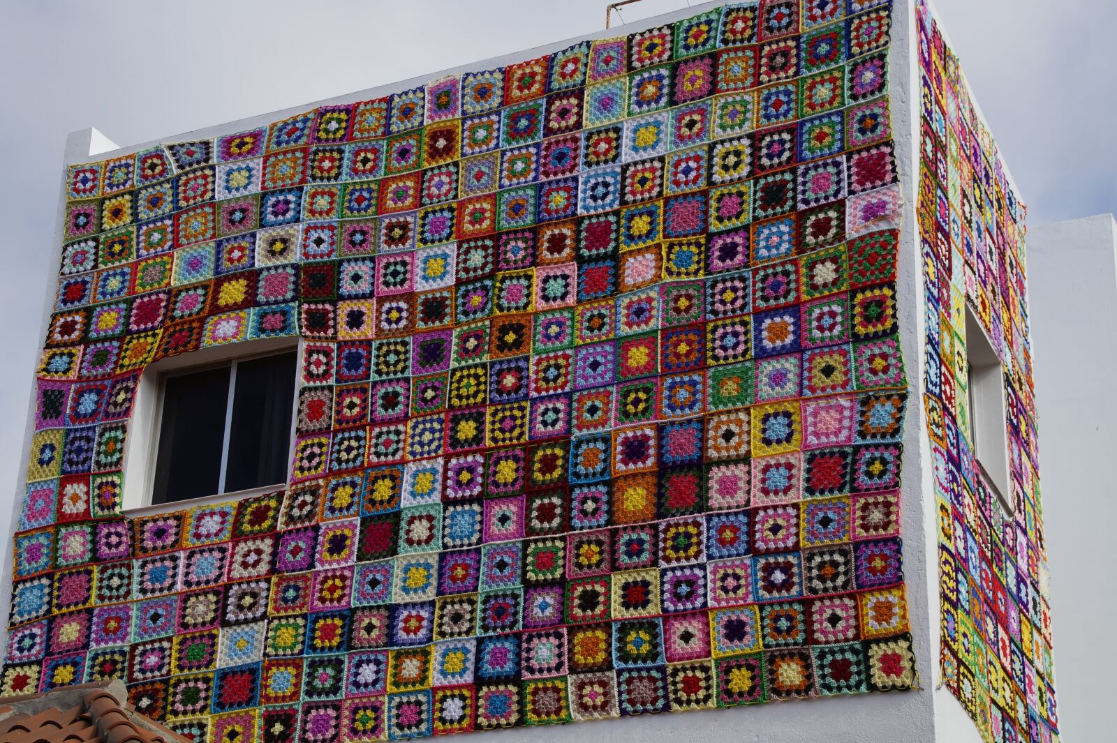 Sony SLT-A58 sample photo. House, crochet, patchwork photography
