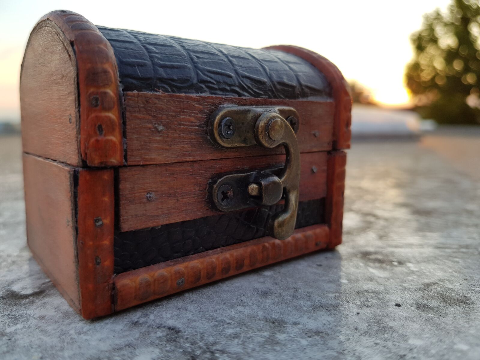 Samsung Galaxy S8+ sample photo. Chest, treasure chest, out photography