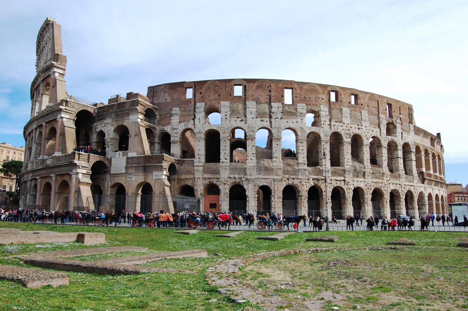 Nikon D40 sample photo. Rome, the coliseum, monument photography
