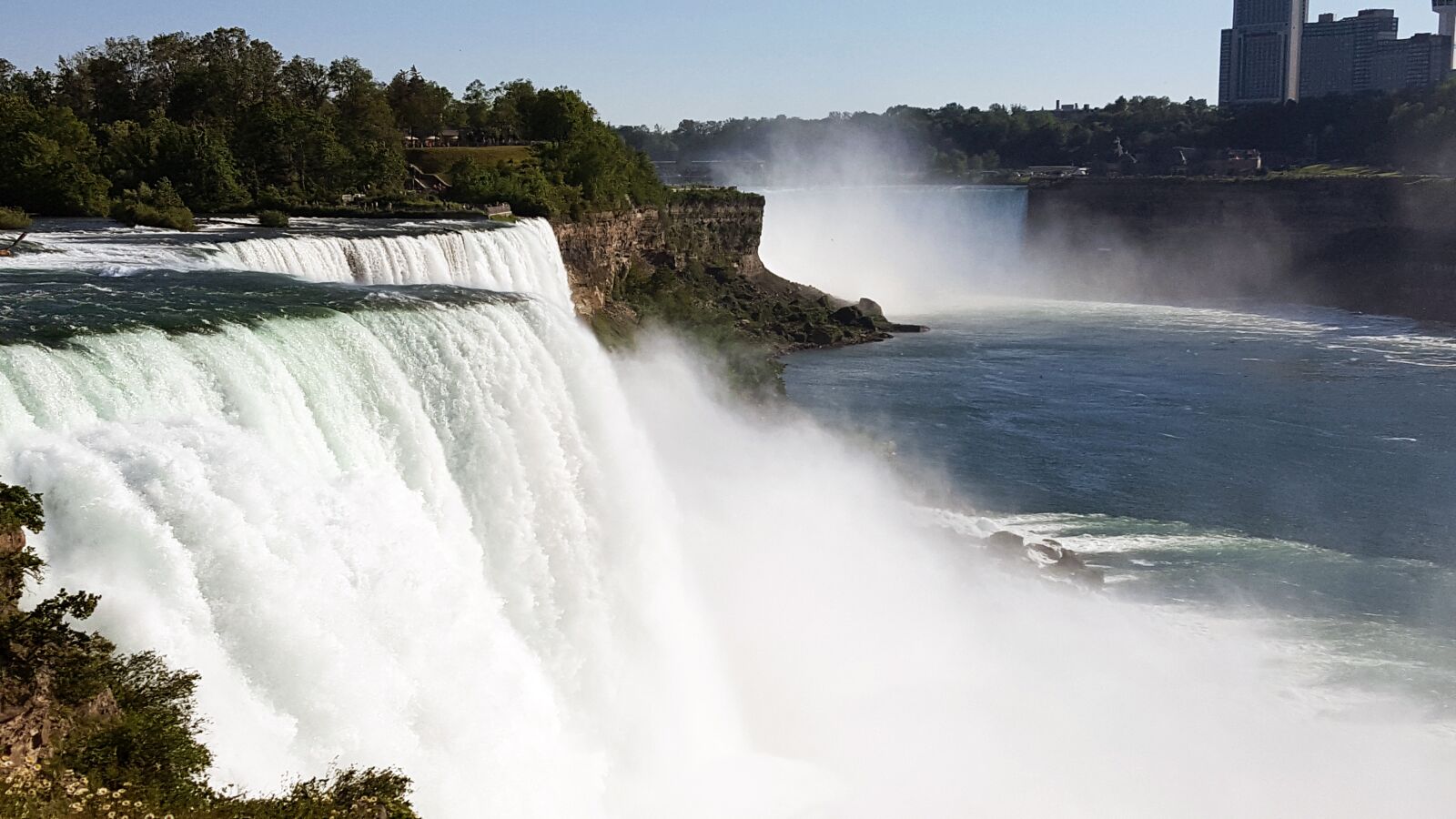 Samsung Galaxy S6 sample photo. Waterfall, giant waterfall, niagara photography