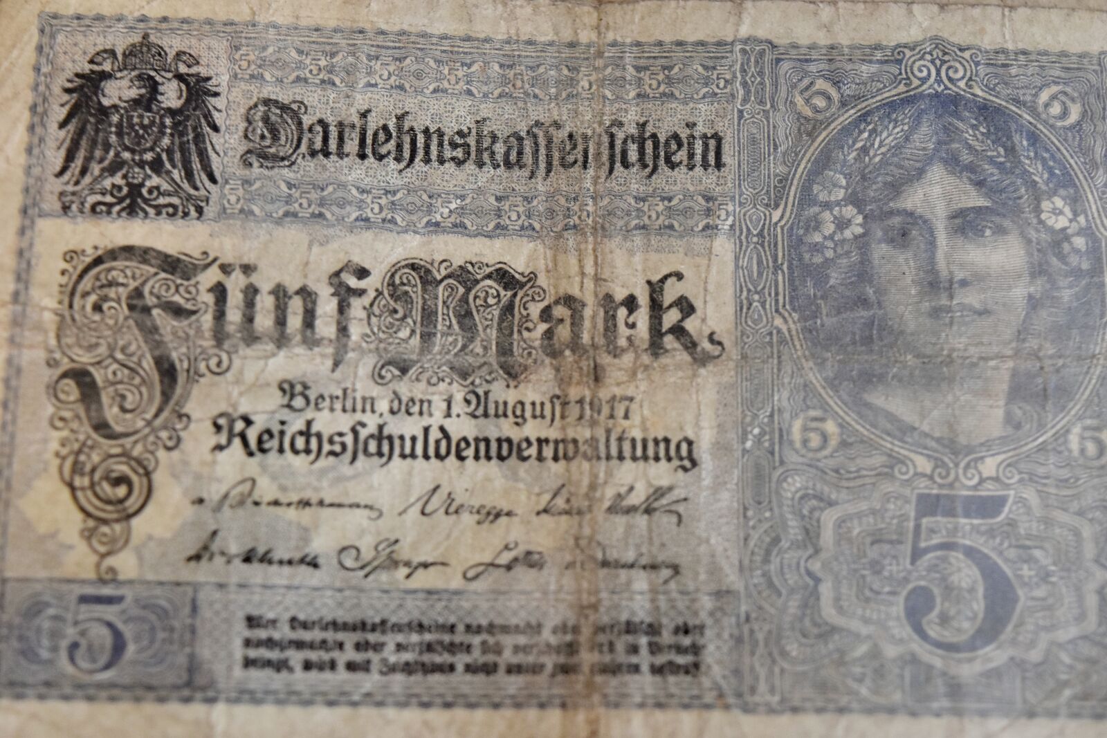 Nikon D5500 sample photo. Banknote, germany, old style photography