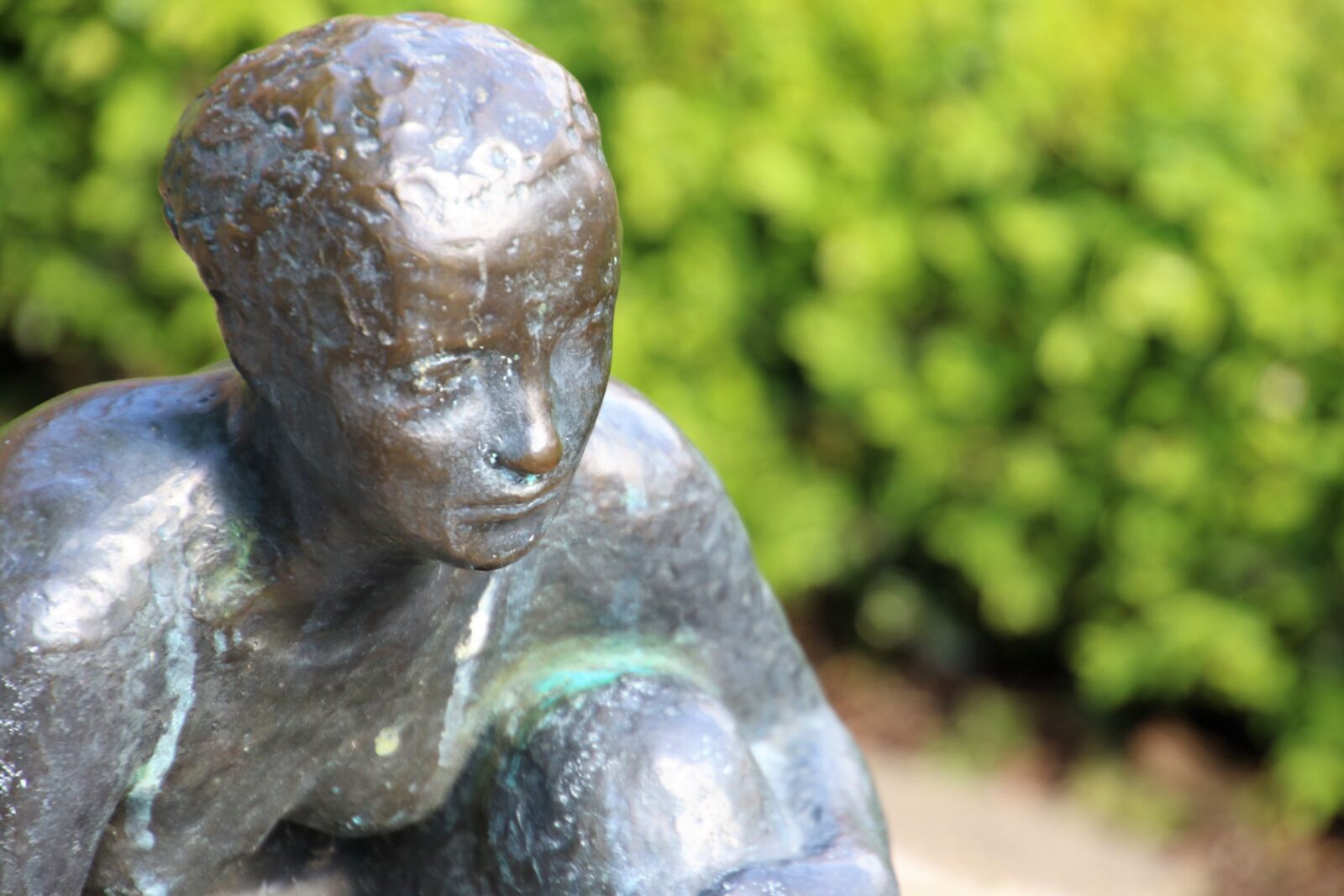 Canon EOS 7D Mark II sample photo. Copper, garden, girl, park photography