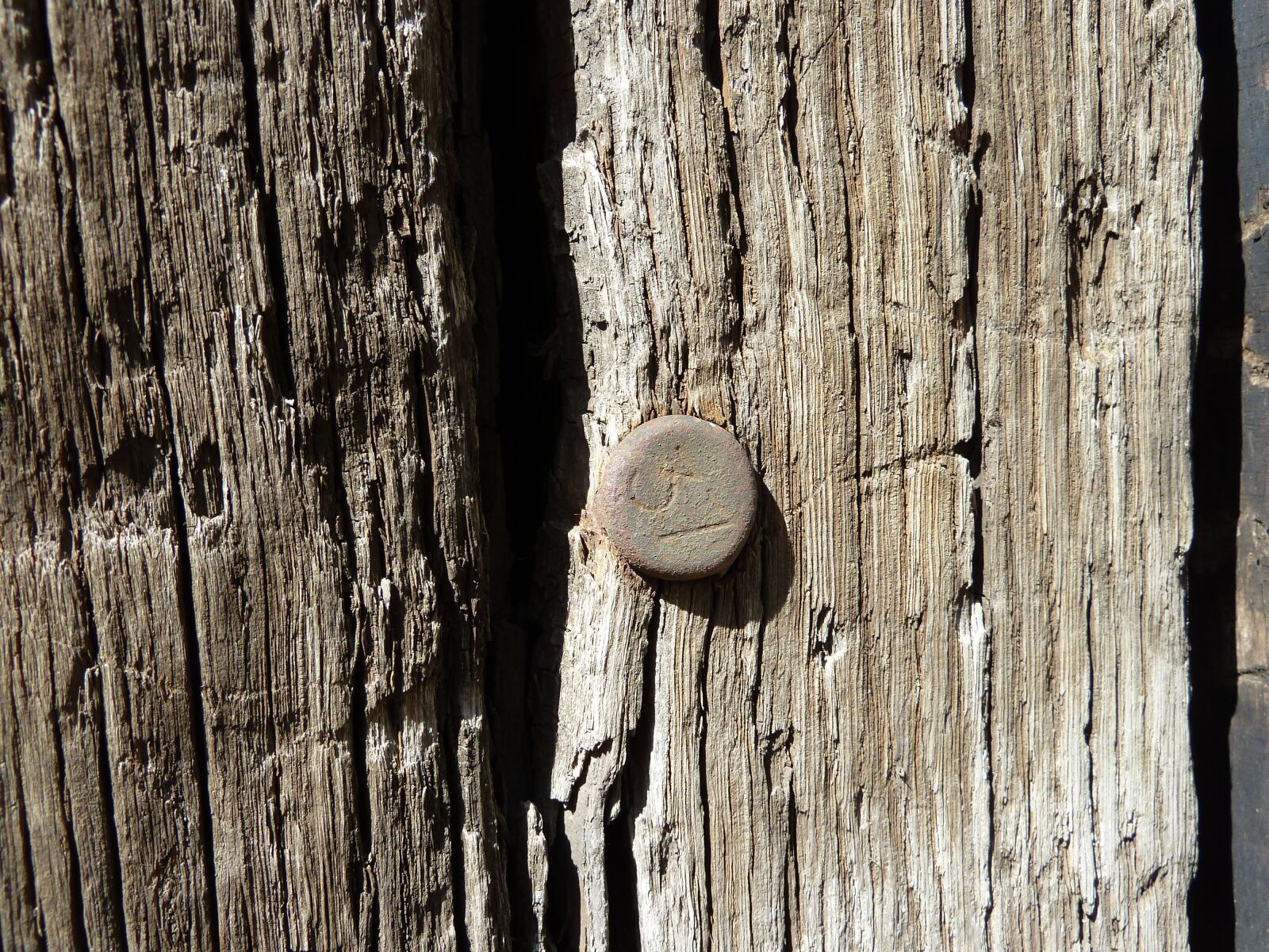 Panasonic Lumix DMC-ZS5 (Lumix DMC-TZ8) sample photo. Wood, beam, rust photography