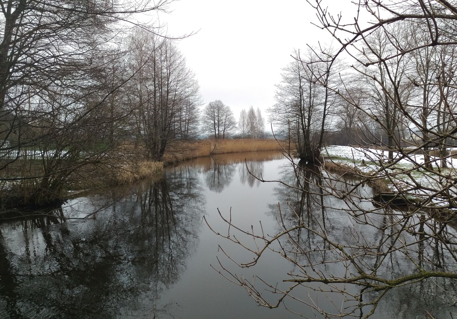 HTC ONE M9 sample photo. Water, winter, thaw photography