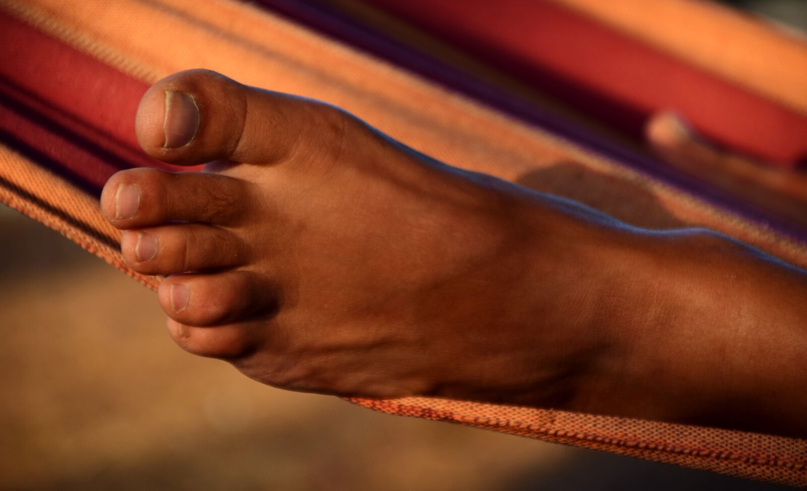 Nikon D3300 sample photo. Foot, vacations, hammock photography