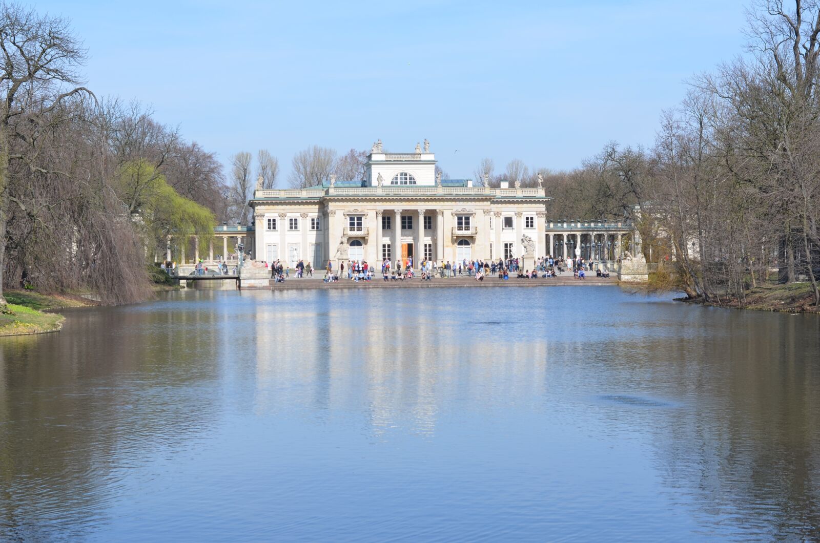 Nikon D7000 sample photo. Park, royal palace, warsaw photography