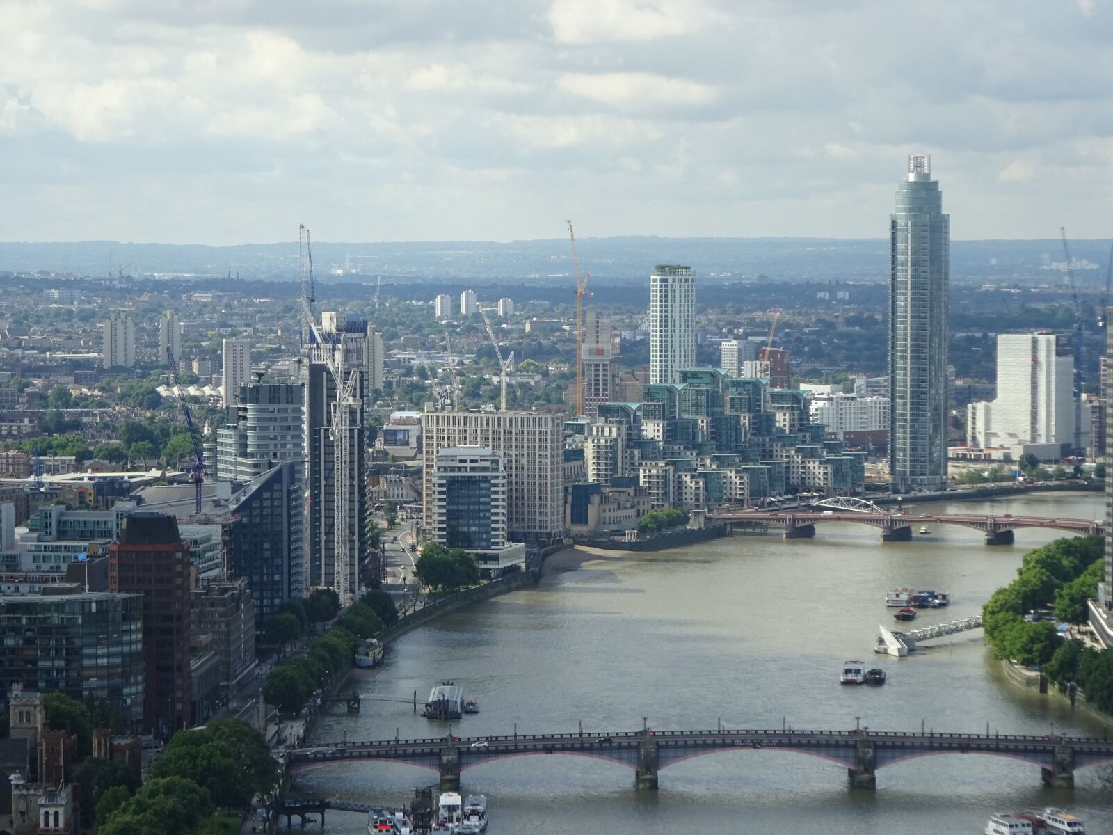 Sony Cyber-shot DSC-WX350 sample photo. London, skyline, city photography