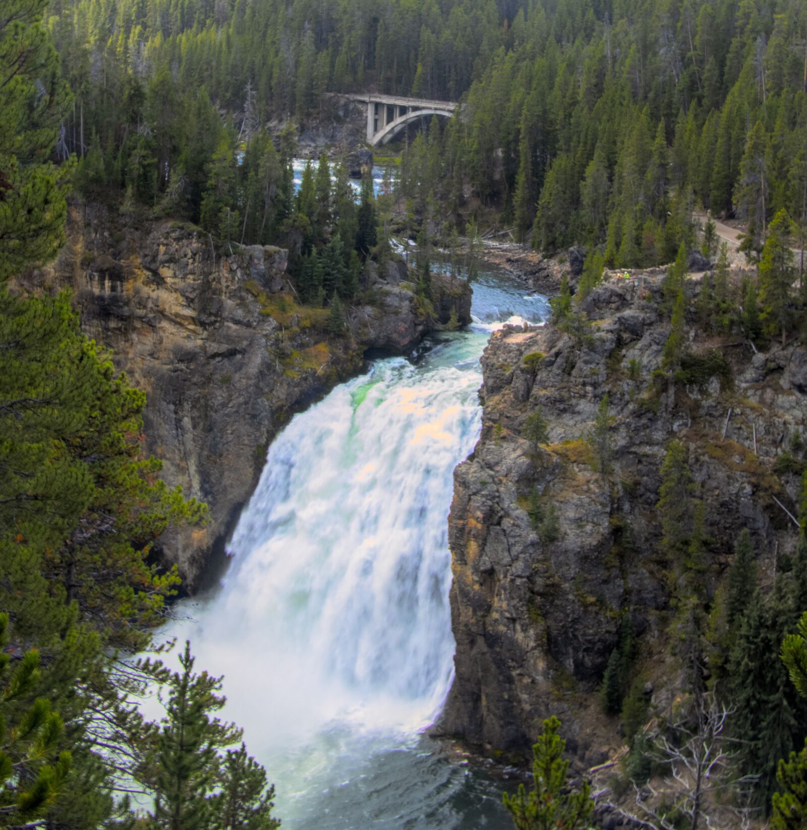 Nikon D850 sample photo. Yellowstone, waterfall, water photography