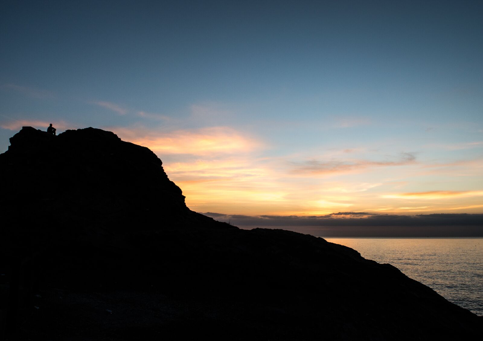 Nikon D5500 sample photo. Dawn, person, silhouette photography