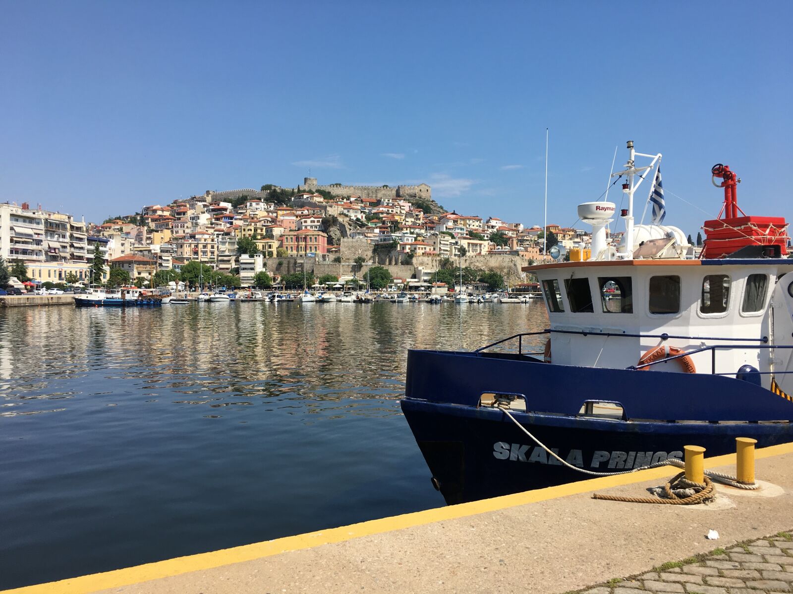 Apple iPhone 6s sample photo. Greece, kavala, port photography