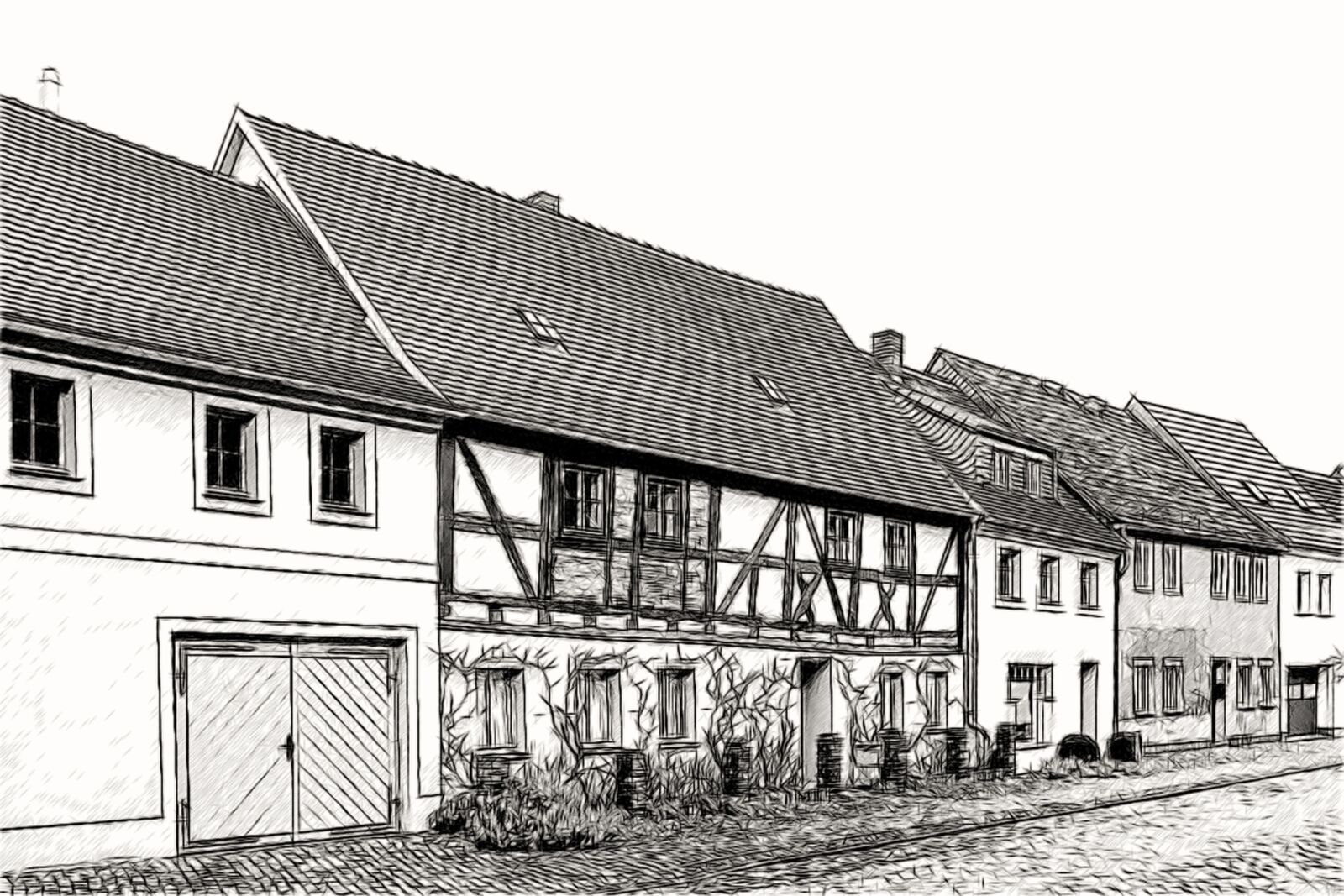 Fujifilm FinePix SL1000 sample photo. Drawing, sketch, architecture photography