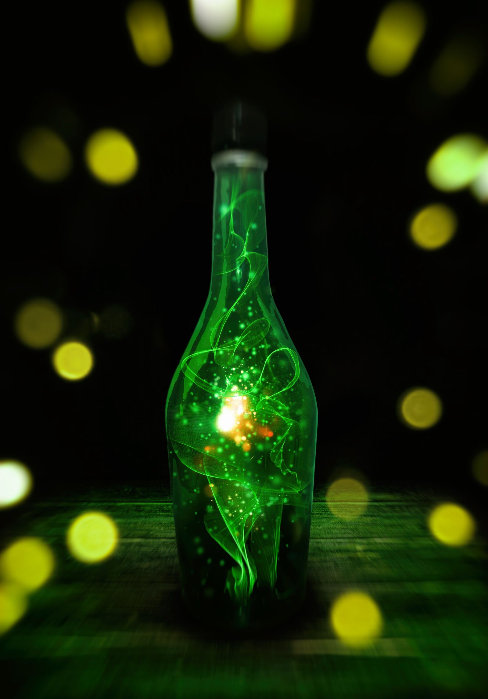 Samsung Galaxy J5 Prime sample photo. Bottle, magic, dark photography