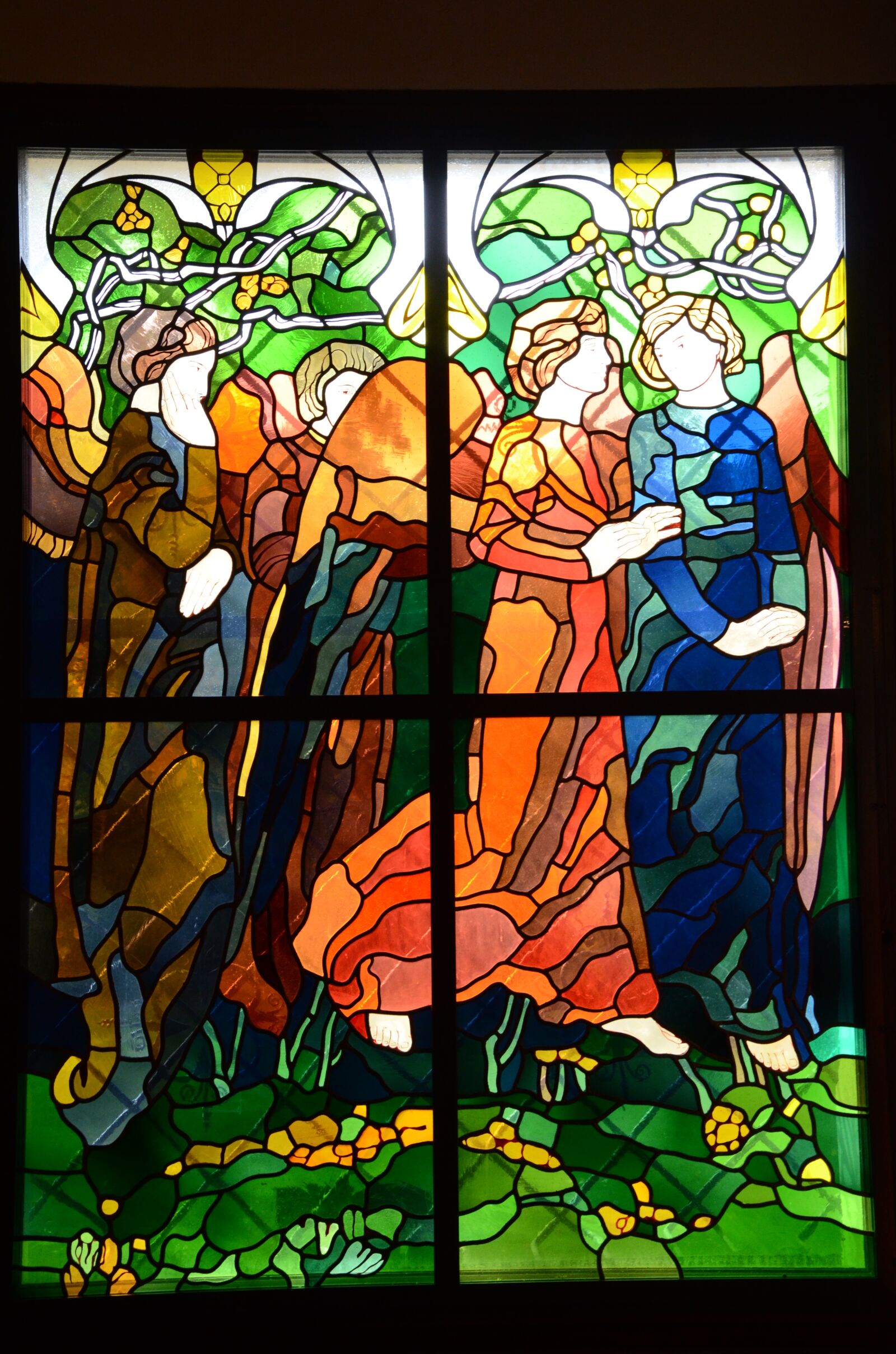 Nikon D7000 sample photo. Stained glass window, church photography