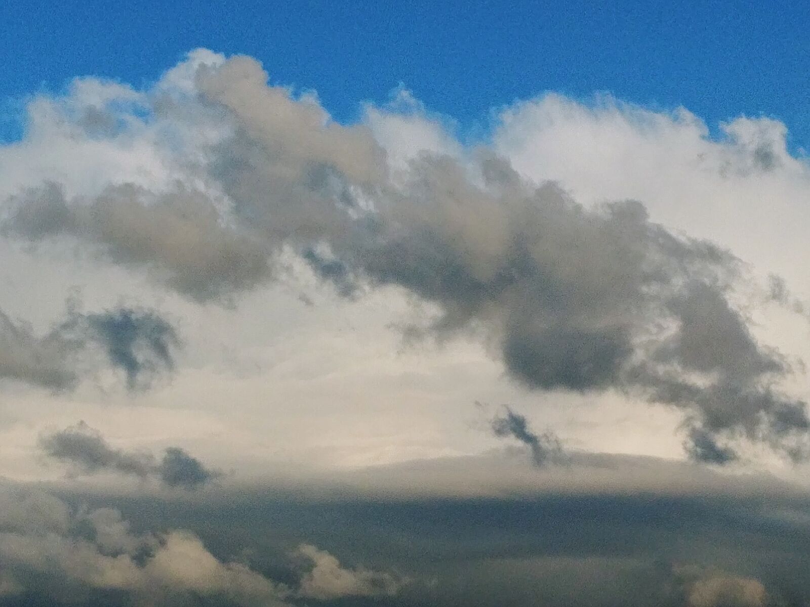 LG G6 sample photo. Summer clouds, baltic sea photography
