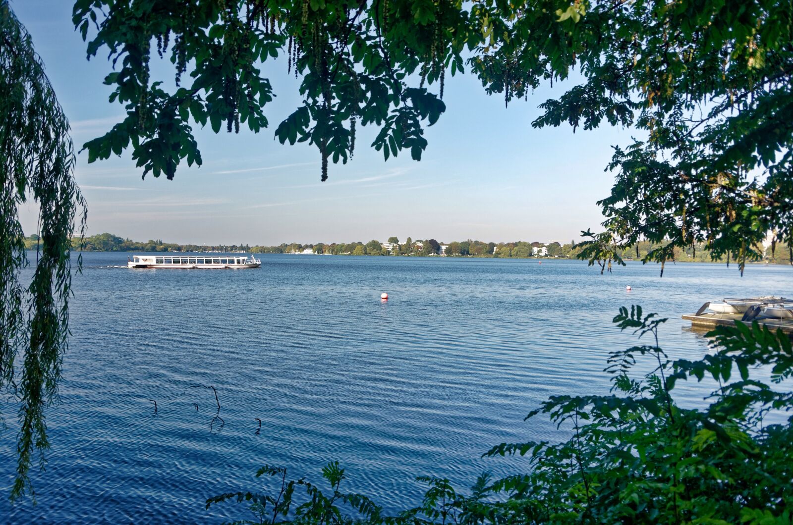 Pentax K-5 II sample photo. Hamburg, outer alster, spring photography