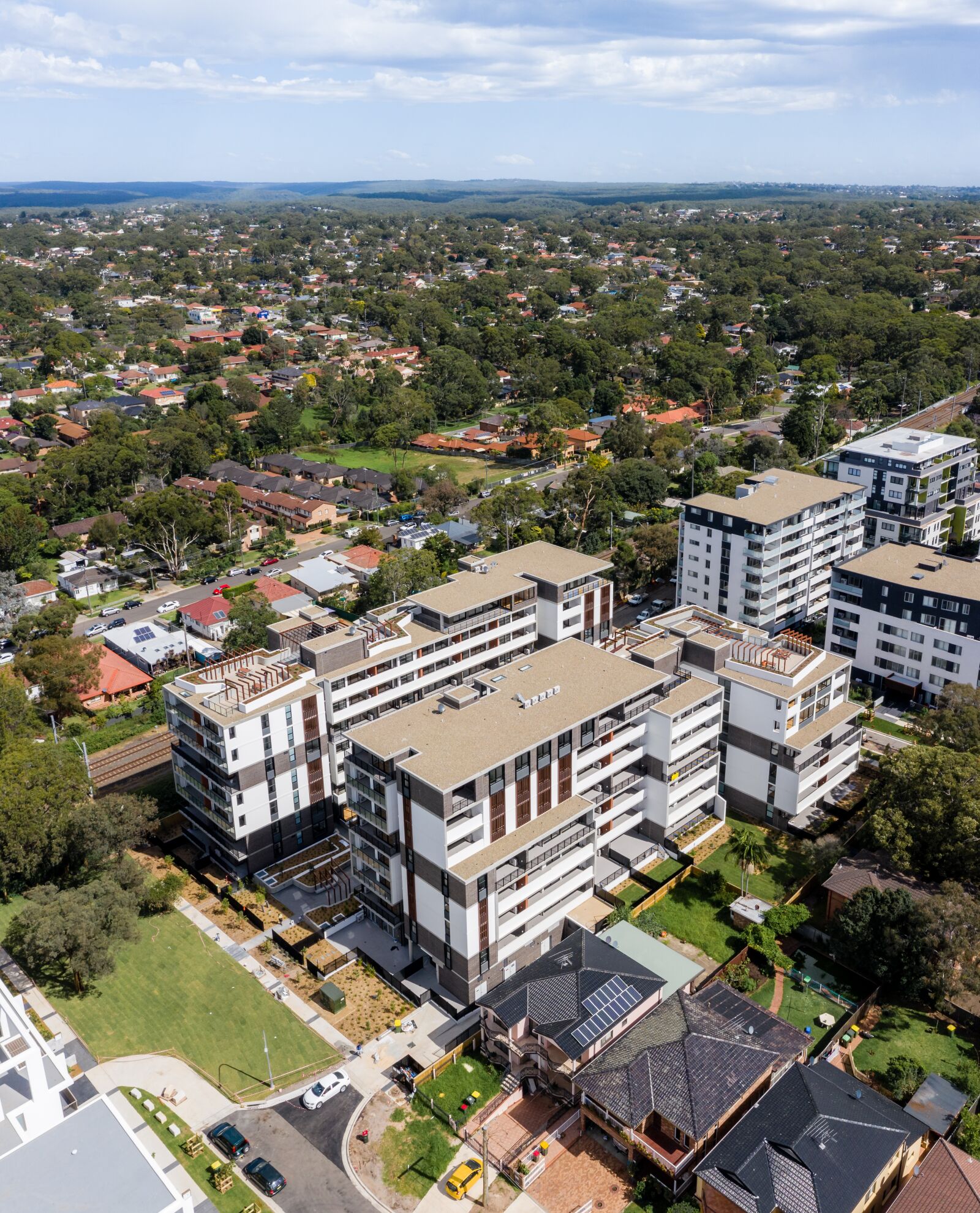 Hasselblad L1D-20c sample photo. Roof top, apartment, sydney photography