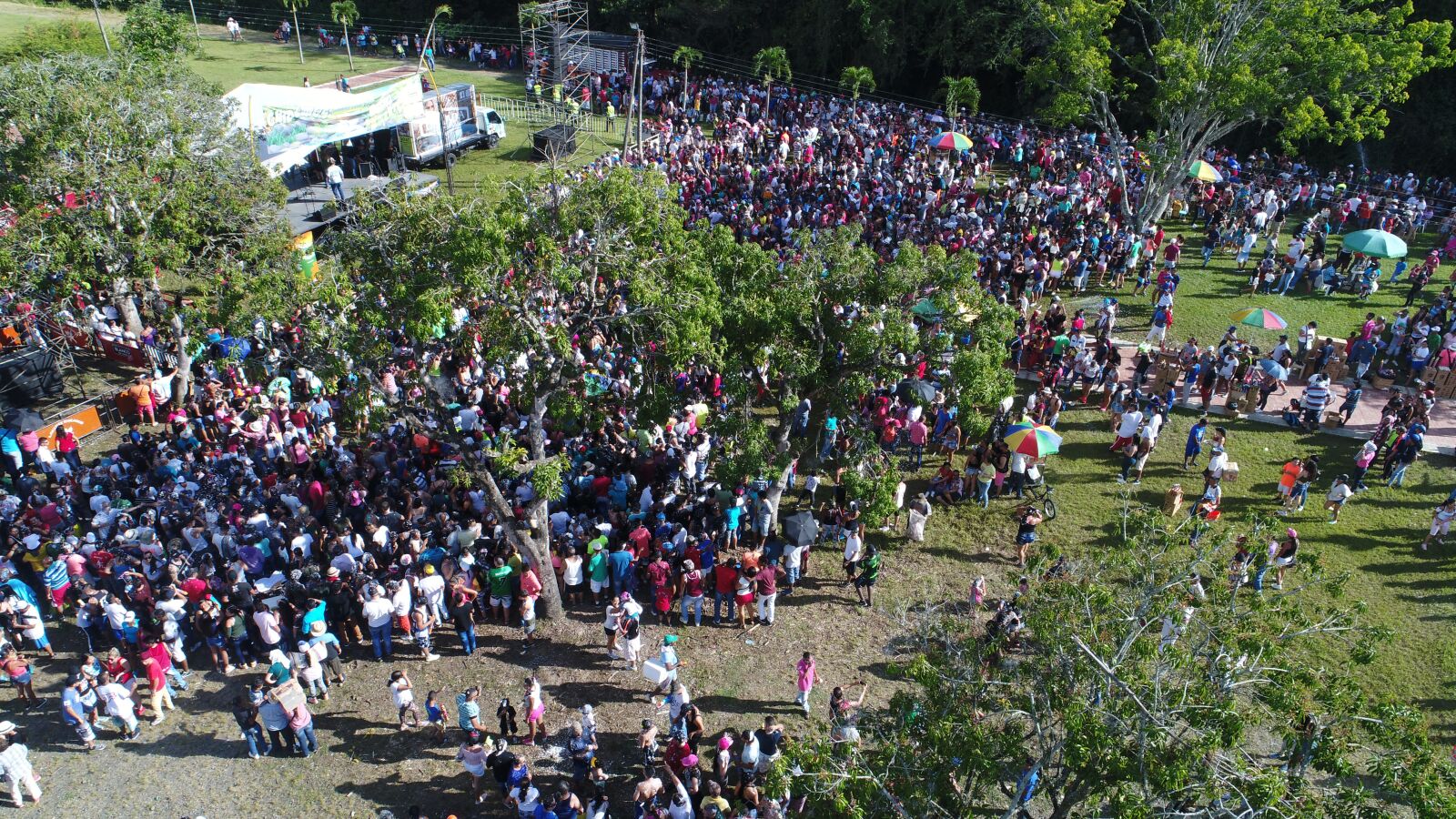 DJI FC6310 sample photo. Festival del rio andalucia photography