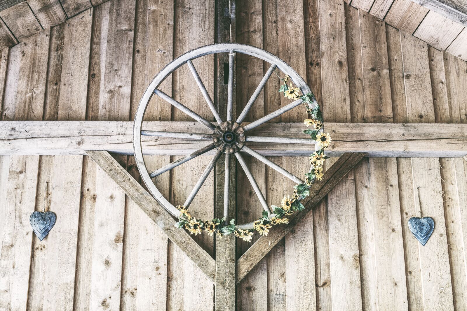 Sony a6300 + Sigma 30mm F2.8 EX DN sample photo. Wooden wheel, wheel, wagon photography