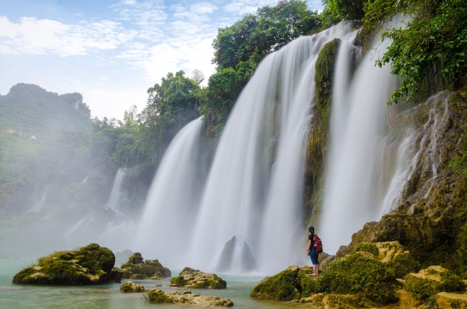 Nikon D5100 sample photo. Ban gioc waterfall, water photography