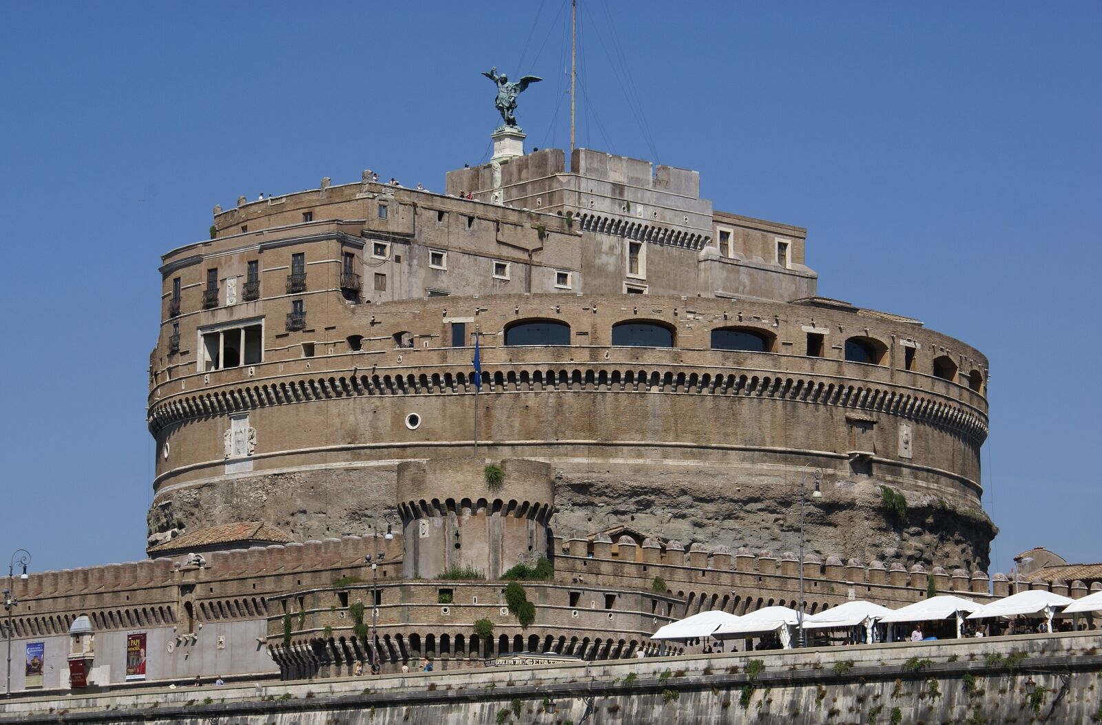 Sony Alpha DSLR-A100 sample photo. Castel sant'angelo, rome, vatican photography