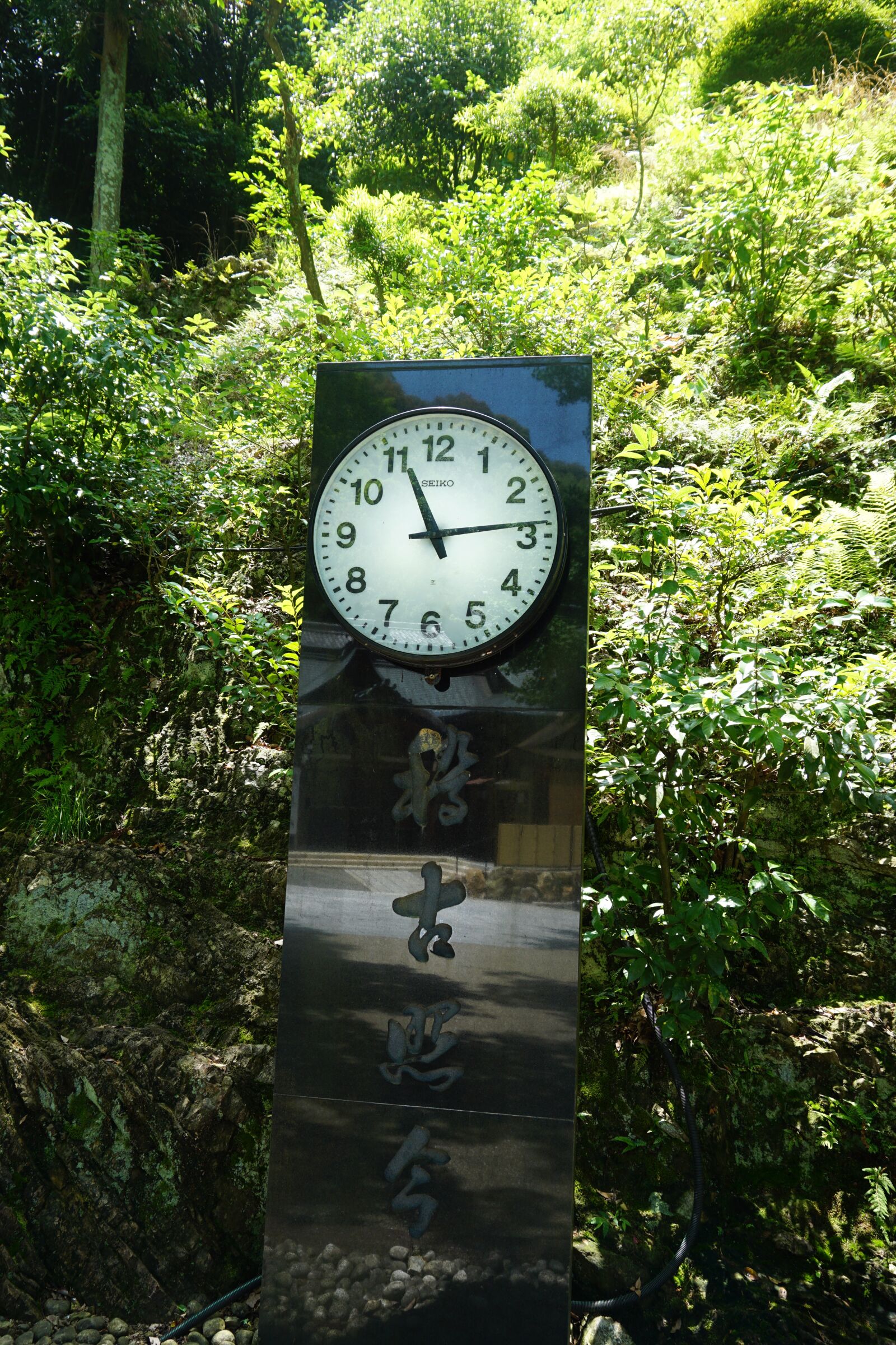 Sony a5100 + Sony E 16-50mm F3.5-5.6 PZ OSS sample photo. Japan, clock, shinto photography