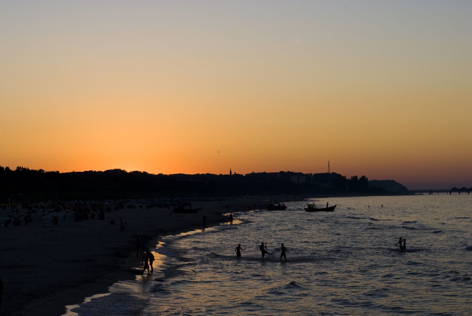 Nikon D60 sample photo. Sunset, baltic sea, mood photography