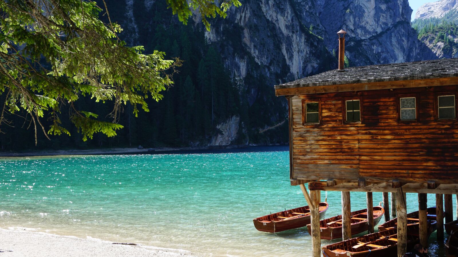 Sony a6000 sample photo. Lake, boat, bergsee photography