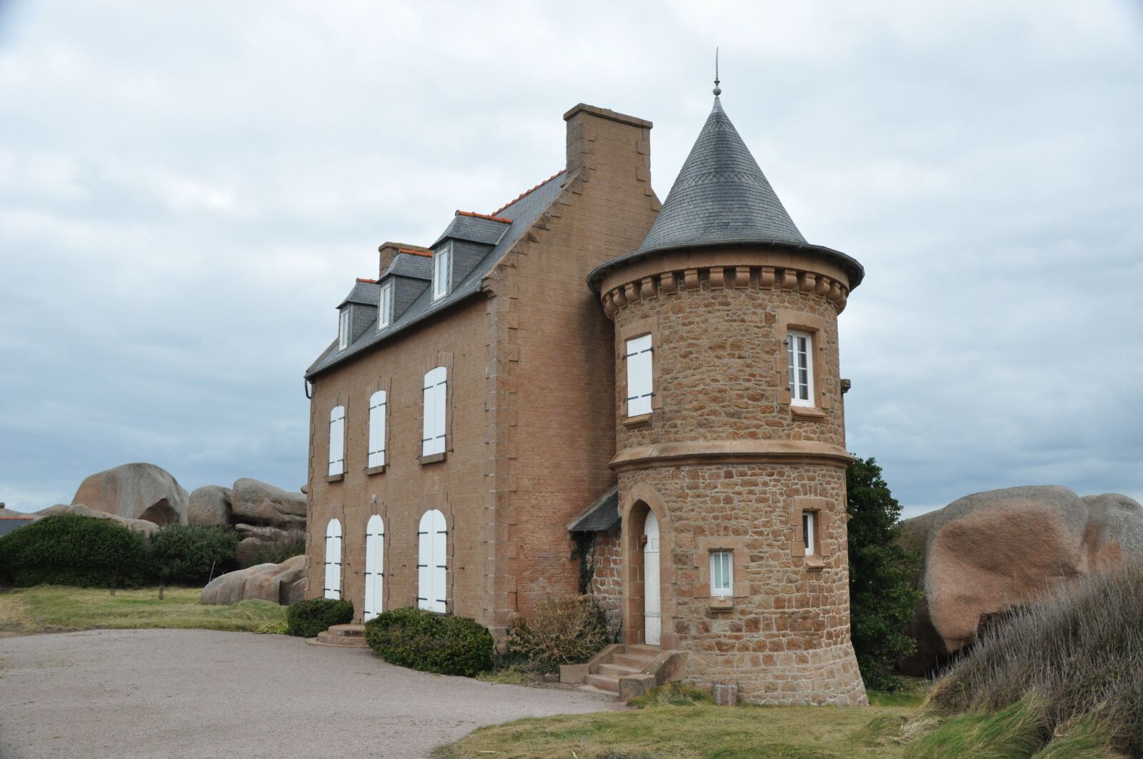 Nikon D90 sample photo. Pink granite coast, france photography