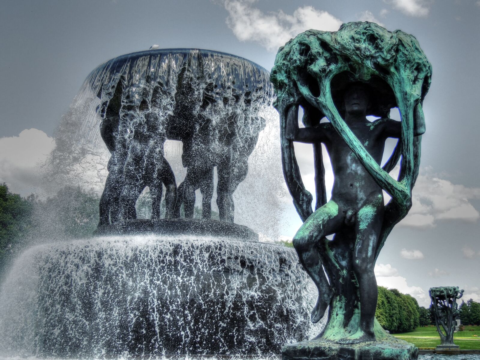 Nikon Coolpix P510 sample photo. Gustav, vigeland, park photography
