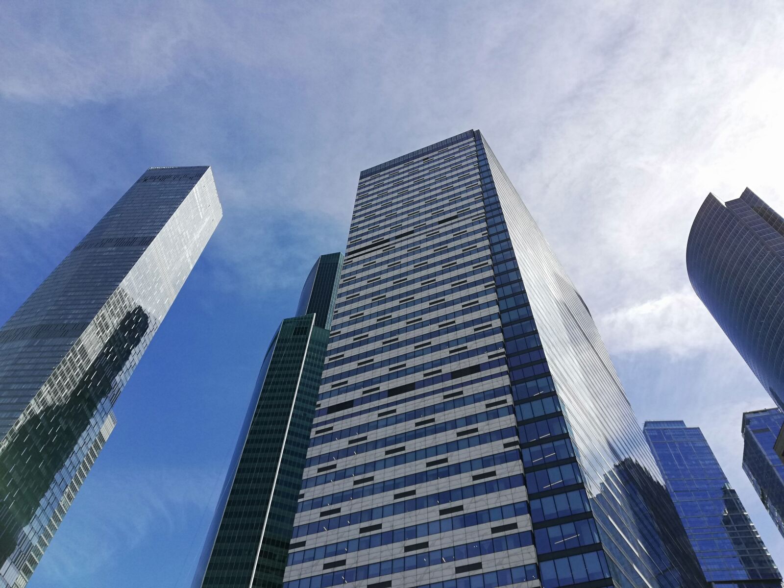 HUAWEI P20 lite sample photo. Moscow city, skyscraper, building photography